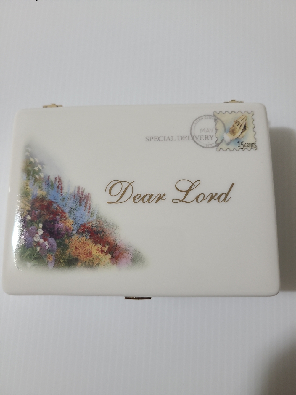 Thomas Kinkade Serenity Prayer Music Box Plays Amazing Grace 2005 - Picture 4 of 11